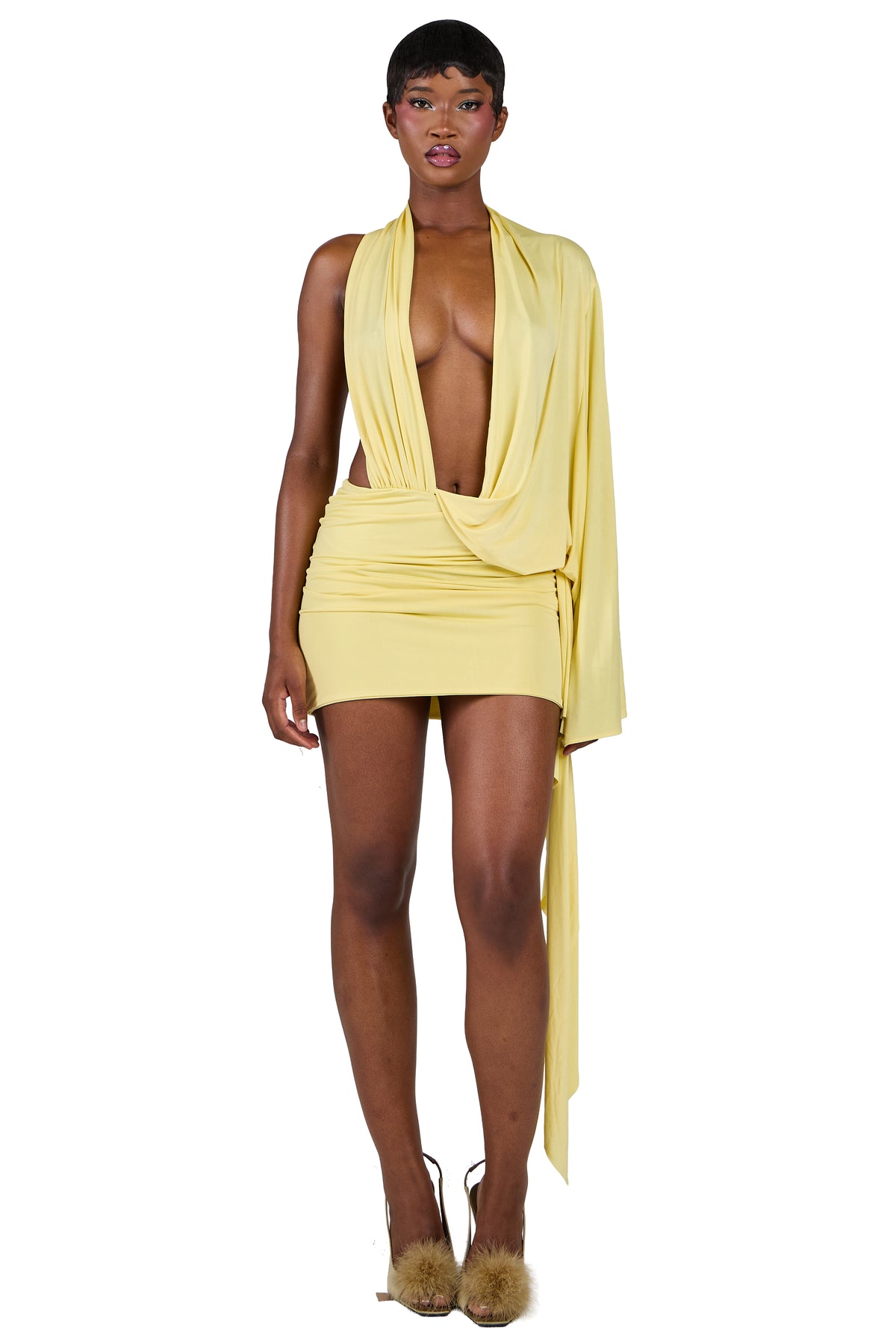 RUUMBA MINI DRESS - HOT BUTTER